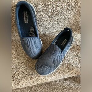 Skechers GoWalk 5 Air Cooled Goga Mat Denim Blue Size 6